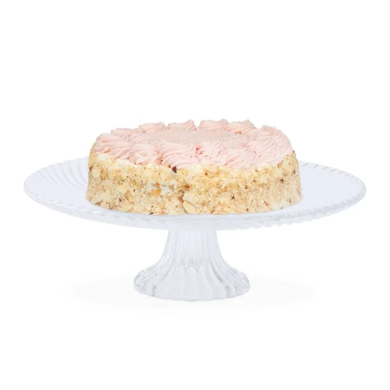 Plat à Gâteau En Verre Sur Pied 1 Plat à Gâteau En Verre Sur Pied