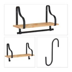 Étagère Murale Cuisine Avec Crochets -Cuisine À La Maison 0aa57c1f677e4f98876526689ef74515