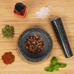 Mortier Granit Avec Pilon Pour Pesto -Cuisine À La Maison 0dd3748a1b6b429f998602332ef6a497