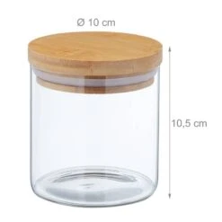 Lot De 9 Bocaux En Verre Avec Couvercle -Cuisine À La Maison 0e16ad4ee17845a58fbd393eb4ebceab