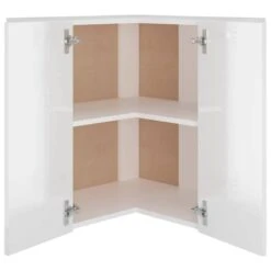 VIDAXL Armoire D'angle Suspendue -Cuisine À La Maison 0e3e012c33b24f848eeead1c71ee0c51