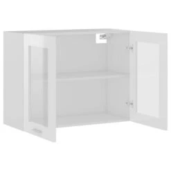 VIDAXL Armoire En Verre Suspendue -Cuisine À La Maison 0e680e60ca1f4eebacaa6fd7d35611ca