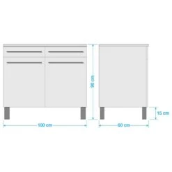 Meuble Bas Kavola -Cuisine À La Maison 1000190198 220128 160304000500 SKETCH DETAILS P000000001000190198 sketch