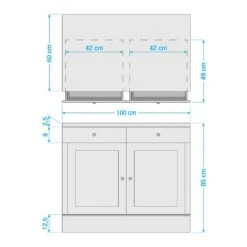 Meuble Bas Cuisine Lillehammer I 33 Meuble Bas Cuisine Lillehammer I -Cuisine À La Maison 1000216114 200617 14095500010 SKETCH DETAILS P000000001000216114 sketch