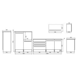 Cuisine Avec îlot Pattburg -Cuisine À La Maison 1000243979 220428 500 SKETCH DETAILS P000000001000243979 sketch