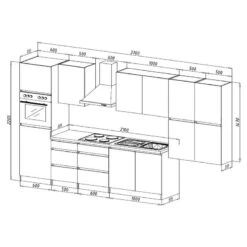 Cuisine équipée Melano V (10 éléments) 33 Cuisine équipée Melano V (10 éléments) -Cuisine À La Maison 1000269093 230609 500 SKETCH DETAILS P000000001000269093 sketch
