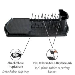 Wenko Égouttoir à Vaisselle Basic -Cuisine À La Maison 1000276641 210629 07170500011 DETAILS P000000001000276641