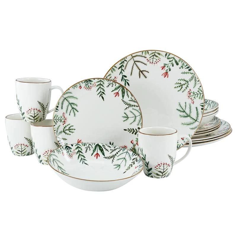 Service De Table Green Leaves (16 él.) 1 Service De Table Green Leaves (16 él.)