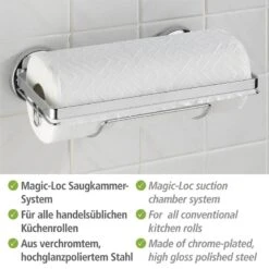 Wenko Dérouleur Pour Essuie-tout Astrea -Cuisine À La Maison 1000287235 210827 133055001431 ICON DETAILS P000000001000287235 icon seal