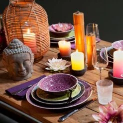 Assiettes SUMATRA II (lot De 4) -Cuisine À La Maison 1000331125 220218 021 MOOD DETAILS P000000001000331125 mood