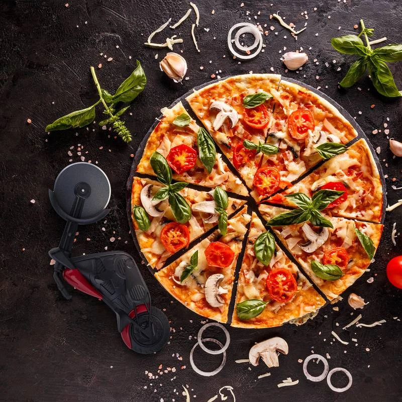 Coupe-pizza En Forme De Moto 2 Coupe-pizza En Forme De Moto – Image 2