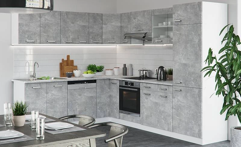 Meuble Haut D'angle R-Line 57cm 2 Meuble Haut D'angle R-Line 57cm – Image 2