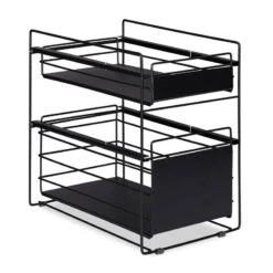 Organiseur De Placard Avec 2 Paniers