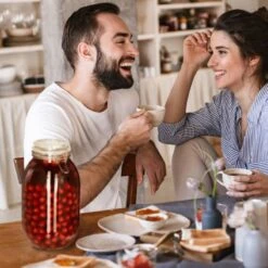 Bocal En Verre En Lot De 6 -Cuisine À La Maison 126ded71bc884890ac1c3926f2ad0449