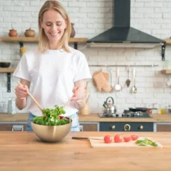 Saladier Vert-doré En Lot De 3 -Cuisine À La Maison 16e4338fcdf5437394c7c142958a0bdb