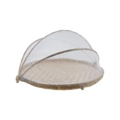 Plateau Rond Avec Cloche Filet 40 Cm