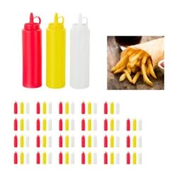 Lot De 72 Bouteilles à Sauce