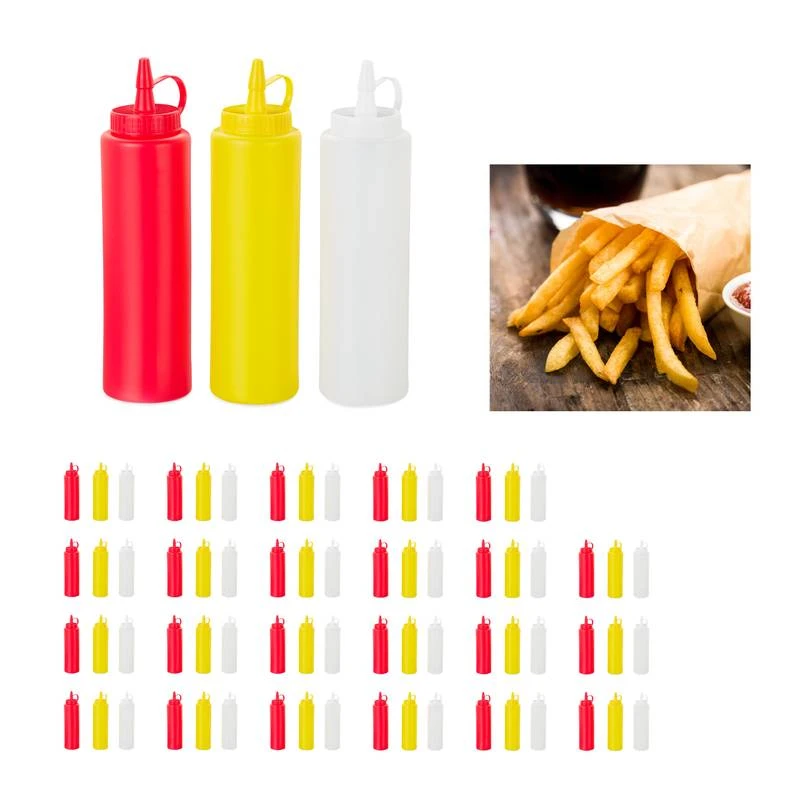 Lot De 72 Bouteilles à Sauce 1 Lot De 72 Bouteilles à Sauce