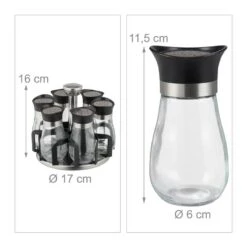 Tourniquet à épices Avec 6 Pots -Cuisine À La Maison 1e9196f0e88a4f14900606870cfa2611