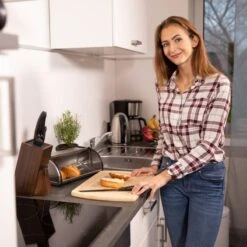 Boîte à Pain Couvercle Coulissant -Cuisine À La Maison 2353e9bea7bd4a23ab7e76743f99cb75