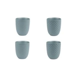 Coffret De 4 Gobelets à Thé Snow Blue