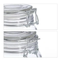 Bocal En Verre En Set De 6 -Cuisine À La Maison 25a2021d2c764fc18bd8fc146ddcb414