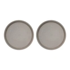 Assiette - Lot De 2 Marron Wengé -Cuisine À La Maison 26ee0df1bf7249ab860396e9af5a030c