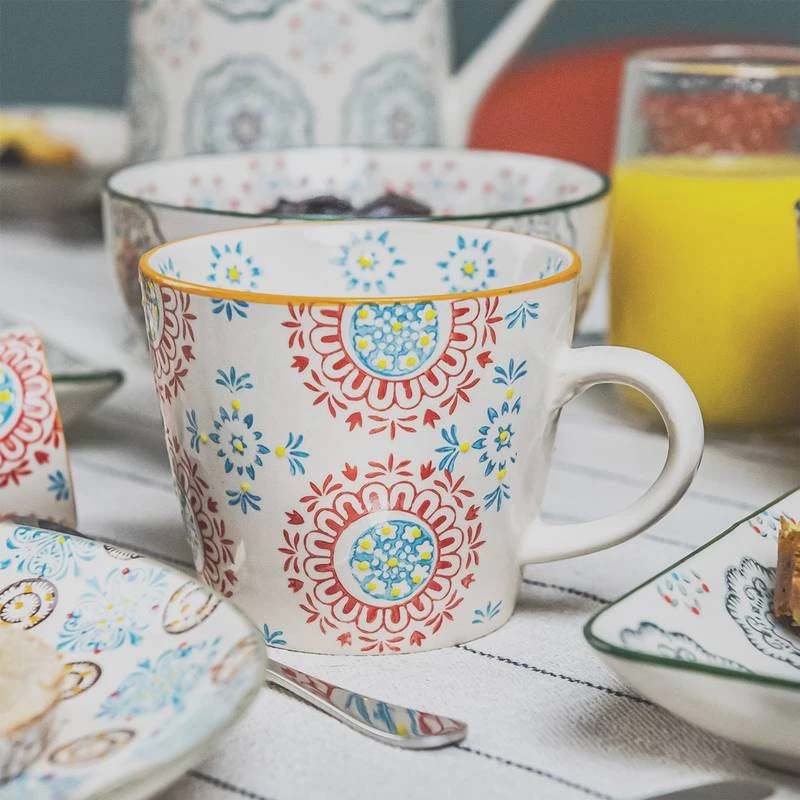 Coffret De 4 Tasses Bohème 2 Coffret De 4 Tasses Bohème – Image 2