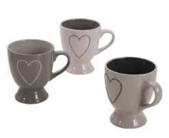 Tasse à Café En Grès (Lot De 3)