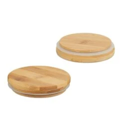 Lot De 3 Bocaux Ronds En Verre -Cuisine À La Maison 301210f7e78d44d8a069c2b7027919e3