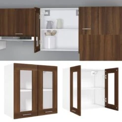 VIDAXL Armoire Vitrée Suspendue 23 VIDAXL Armoire Vitrée Suspendue -Cuisine À La Maison 33dbe9bb536c44a58e029a178b22c761