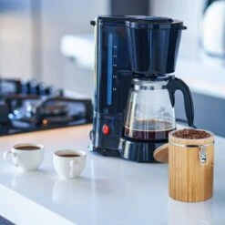 Boîte à Café Bambou Boîte à Thé Coffret -Cuisine À La Maison 3786611abf204e0280cc6c2dd330d307