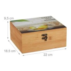 Boîte à Thé Bambou 6 Compartiments 20 Boîte à Thé Bambou 6 Compartiments -Cuisine À La Maison 388b3e9a3efa42e899e15f30bbfc0efe