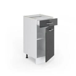Meuble Bas R-Line 40cm Anthracite -Cuisine À La Maison 38a72697d73b422ea542faf01101069f