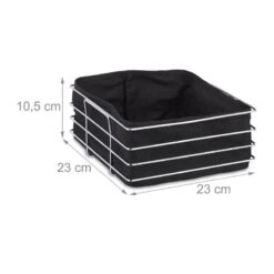 Corbeille à Pain Métal Insert En Tissu -Cuisine À La Maison 3907e5cc483a4d999cadab79e7adb596