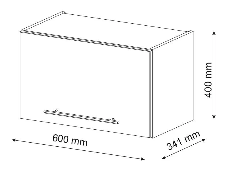 Armoire Suspendue Fame Blanc Style 5 Armoire Suspendue Fame Blanc Style – Image 5