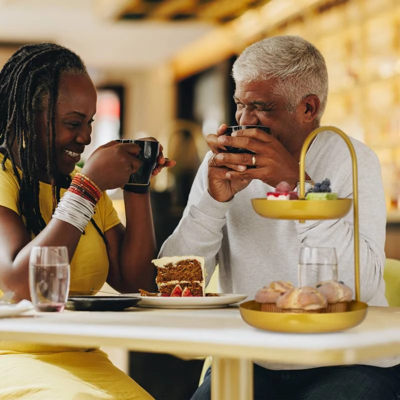 Présentoir à Gâteaux Sur 2 étages 3 Présentoir à Gâteaux Sur 2 étages – Image 3