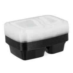 10x Meal Prep Containers 2 Compartiments -Cuisine À La Maison 3e4f039be3214de6bde1ff5e1e8bde14