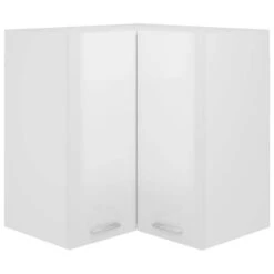 VIDAXL Armoire D'angle Suspendue -Cuisine À La Maison 3f06a106cb3e4f9a8b32911bcd6a1639