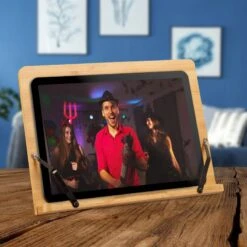 Porte-livre De Cuisine En Bambou Pliable -Cuisine À La Maison 3fe4bab831574c54b528f657a8d0886c