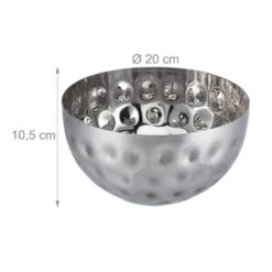 4x Saladiers Argentés Ø 20 Cm -Cuisine À La Maison 40d3bfc873fc408c8763713fdb585231