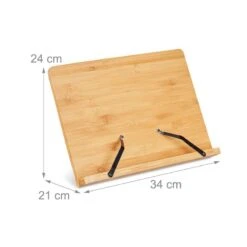 Porte-livre De Cuisine En Bambou Pliable -Cuisine À La Maison 4a6028091aca4bc4b308317d6da35b29