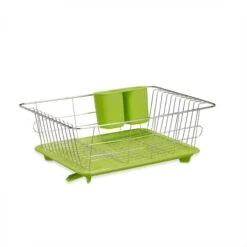 Egouttoir à Vaisselle En Inox Couvert