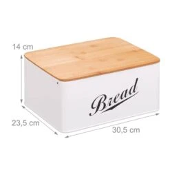 Boîte à Pain Couvercle Bambou -Cuisine À La Maison 4e7c15a46b874fa3b341ceaf6c4f38cd