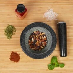 Mortier En Granit Avec Pilon XL -Cuisine À La Maison 4f2bc13f58994db8a541429494a36dba