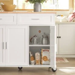 Desserte De Cuisine FKW116-WN -Cuisine À La Maison 510f2b9aa32a4025bda954925c18f7cb