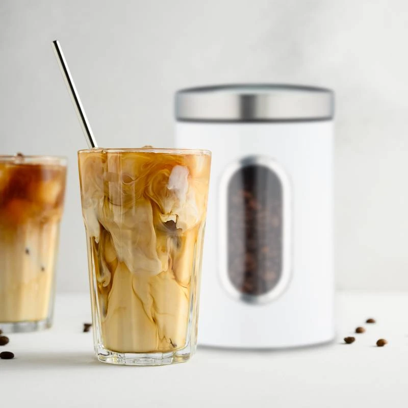 2x Bocaux En Métal Avec Fenêtre Noire 10 2x Bocaux En Métal Avec Fenêtre Noire – Image 10