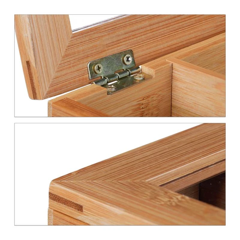 Boîte à Thé En Bambou 9 Compartiments 7 Boîte à Thé En Bambou 9 Compartiments – Image 7