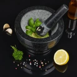 Mortier Granit Et Pilon 20 Cm -Cuisine À La Maison 527558e1dde7458f8c2b83e33b741c17