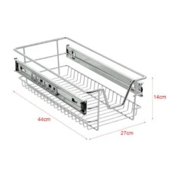 2 Paniers Tiroirs Glissière Télescopique -Cuisine À La Maison 54bb3cf2549d4a9e8be0d3f76702d475
